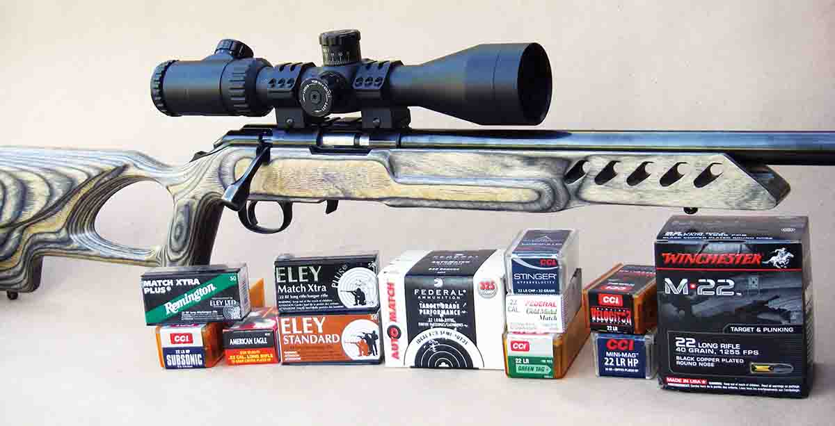The Ruger American Target was tested with a variety of factory hunting and target loads.